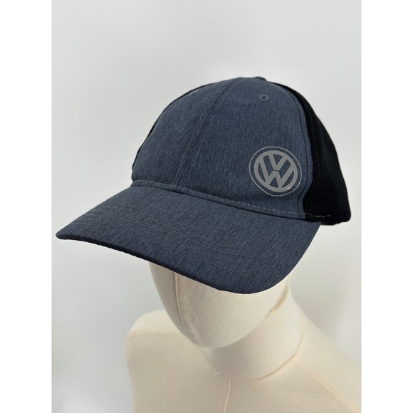 Volkswagen DriverGear Navy Blue Black Mesh Adjustable Trucker Baseball Cap Hat